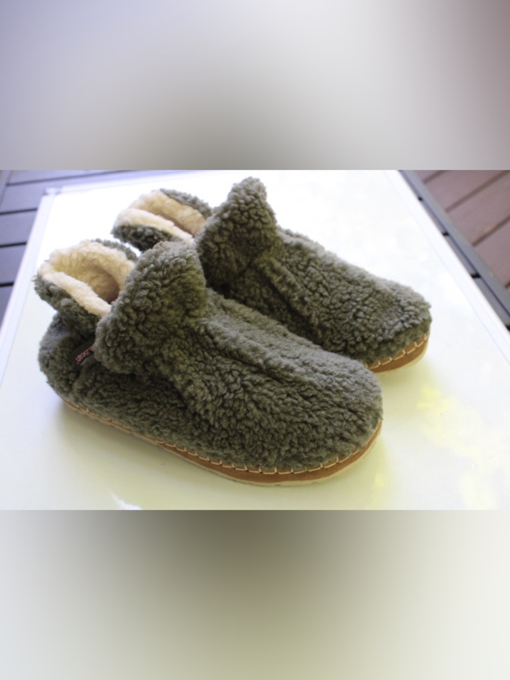 L.L. Bean cozy slipper booties
